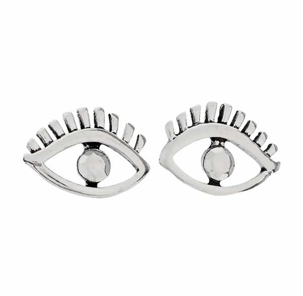 Sterling Evil Eye Earring