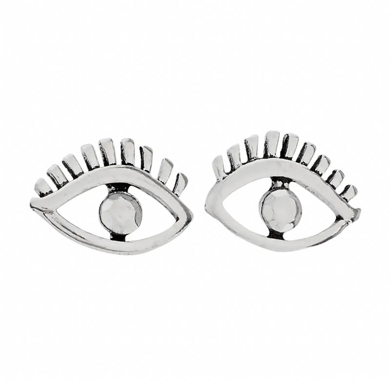 Sterling Evil Eye Earring