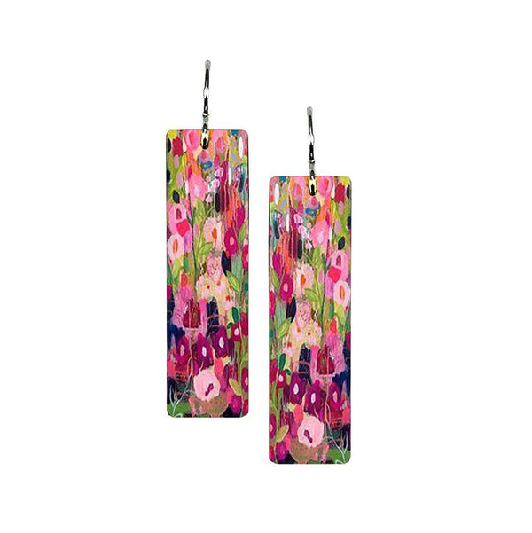 Fuschia Garden Earring