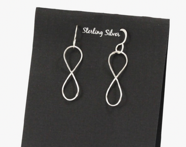 Sterling Infinity Earring