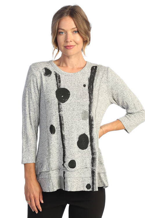 Dots Sweater Top