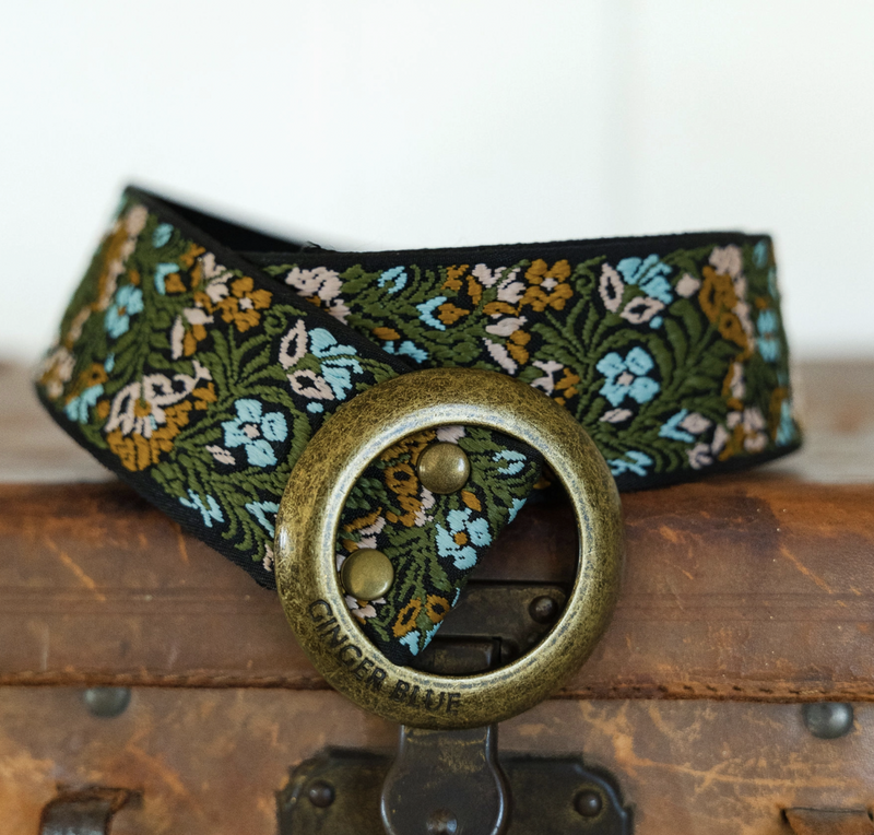 Blue Blooms Belt