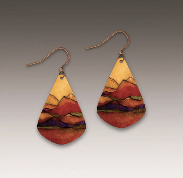 Landscape Tear Earring