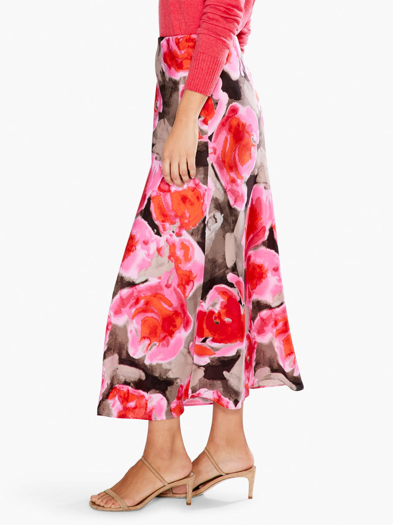 Rosy Midi Skirt