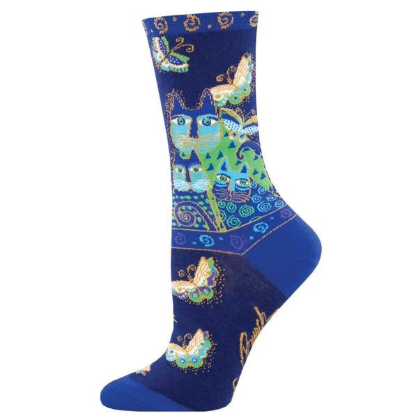 Indigo Cats Laurel Birch Socks