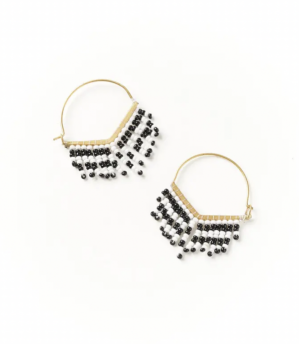 Stripe Chevron Earring