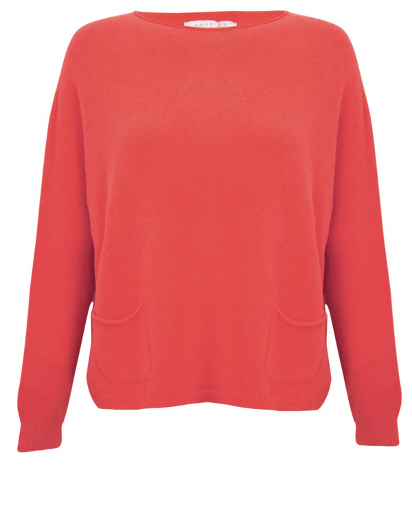 Red Alert Onesize Pocket Sweater