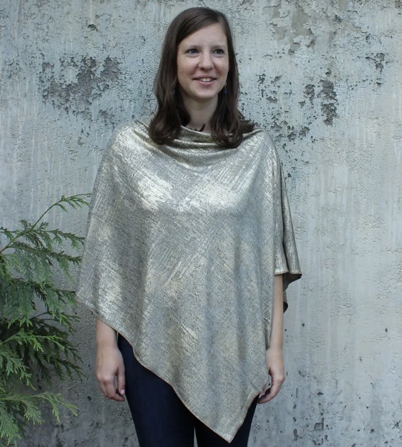 Gold Reflection Poncho