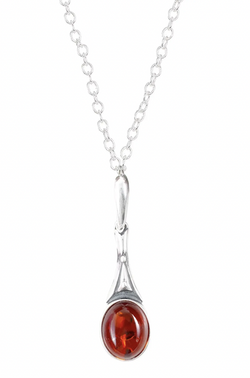 Amber Pendant Necklace