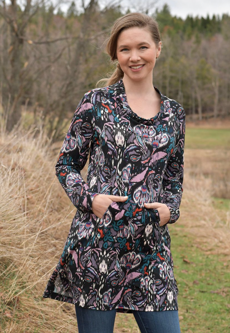 Fall Fusion Tunic Top