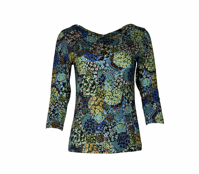 Blues Garden Shaped Top