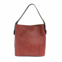 Red 2pc Hobo Handbag