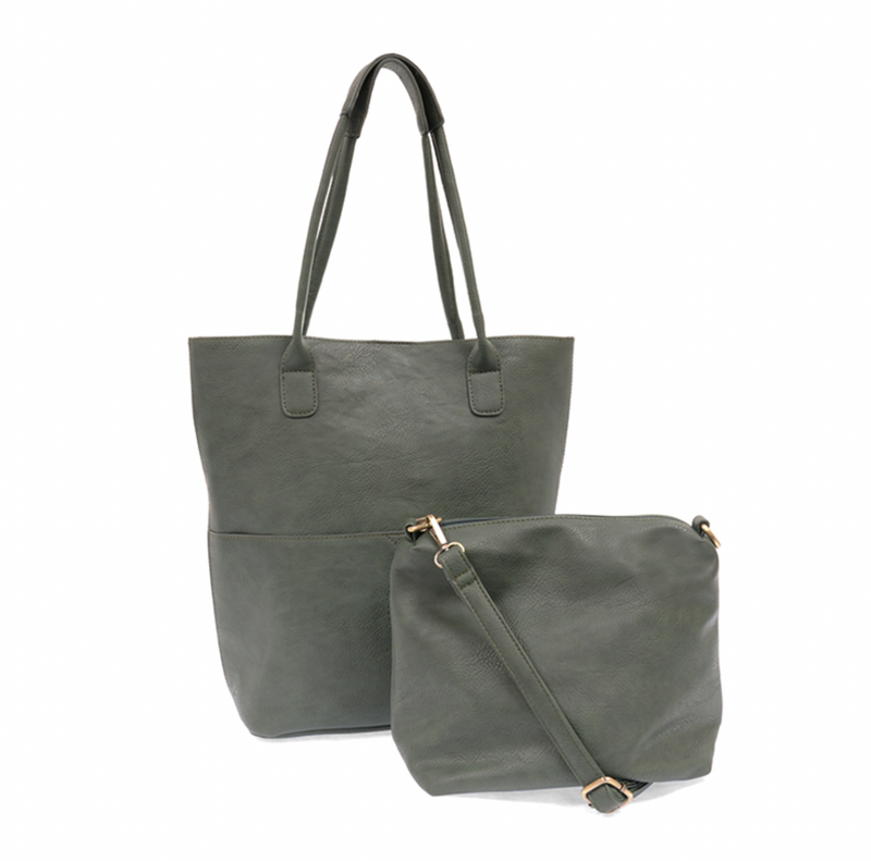 Evergreen Front Pocket Tote