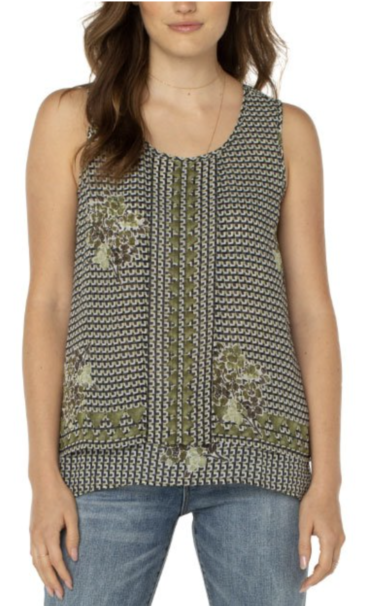Double Layer Woven Tank