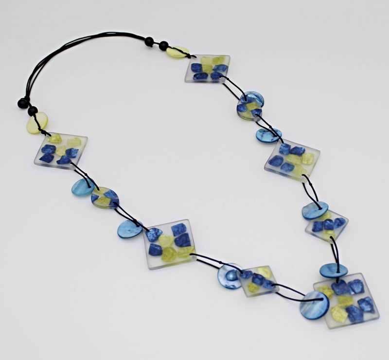 Blue Petula Necklace