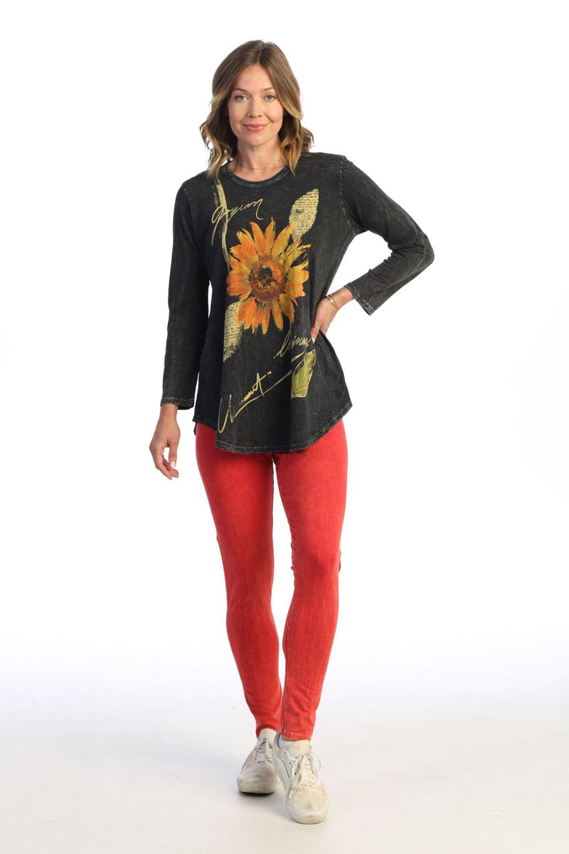 Sunflowers Cotton Tunic