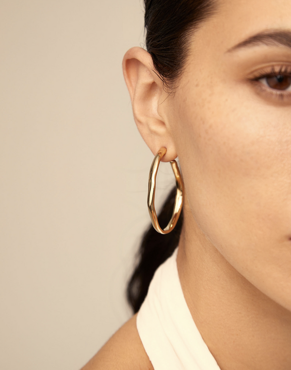 Gold Hoop Earring