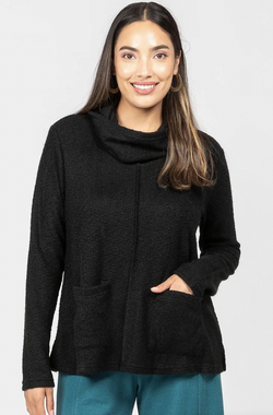 Black Pocket Sweater