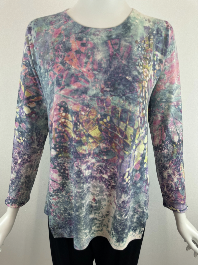 Abstract Multi-Colored Top
