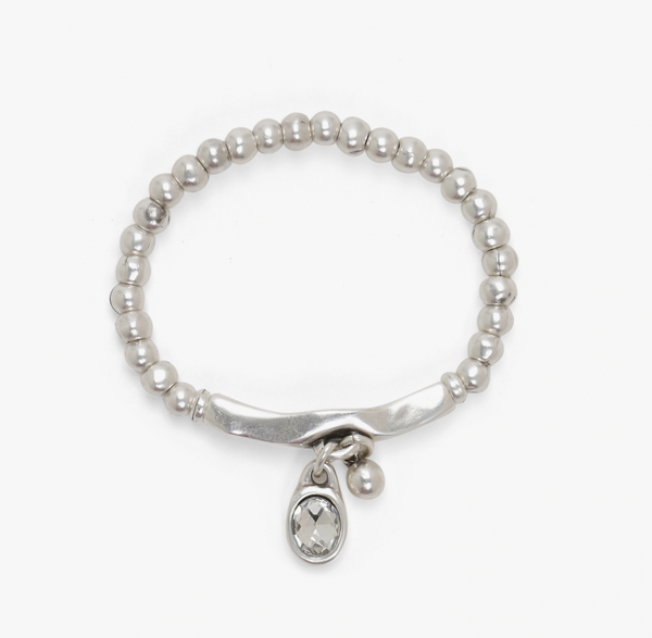 Crystal Charm Stretch Bracelet