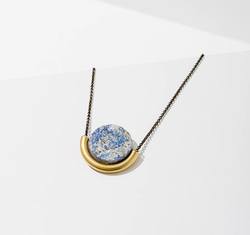 Lapis Sun & Moon Necklace
