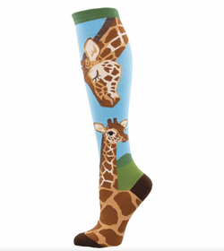 Giraffe Love Knee Socks