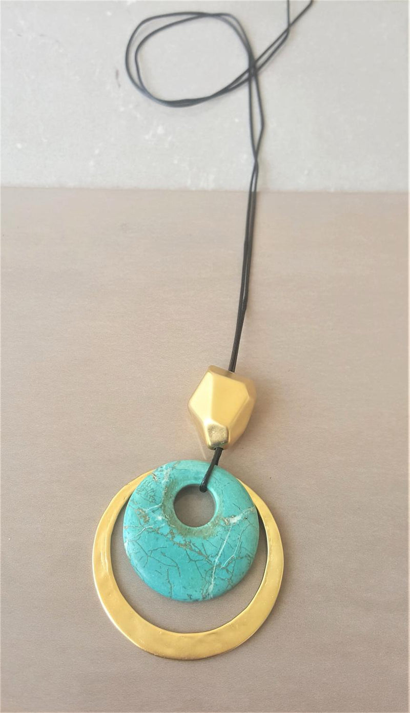 Gold & Turquoise Necklace