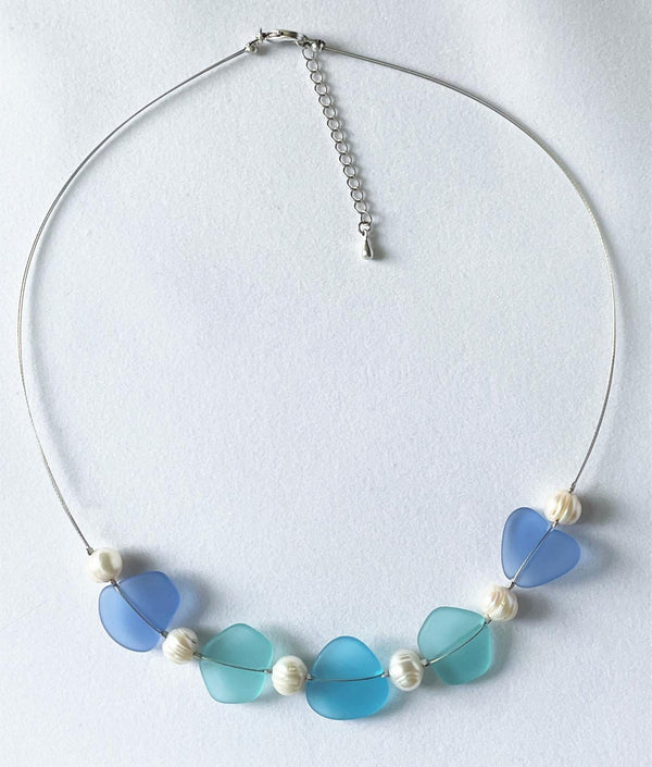 Multi Seaglass Necklace