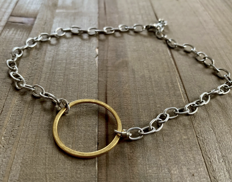 Antique Ring Necklace