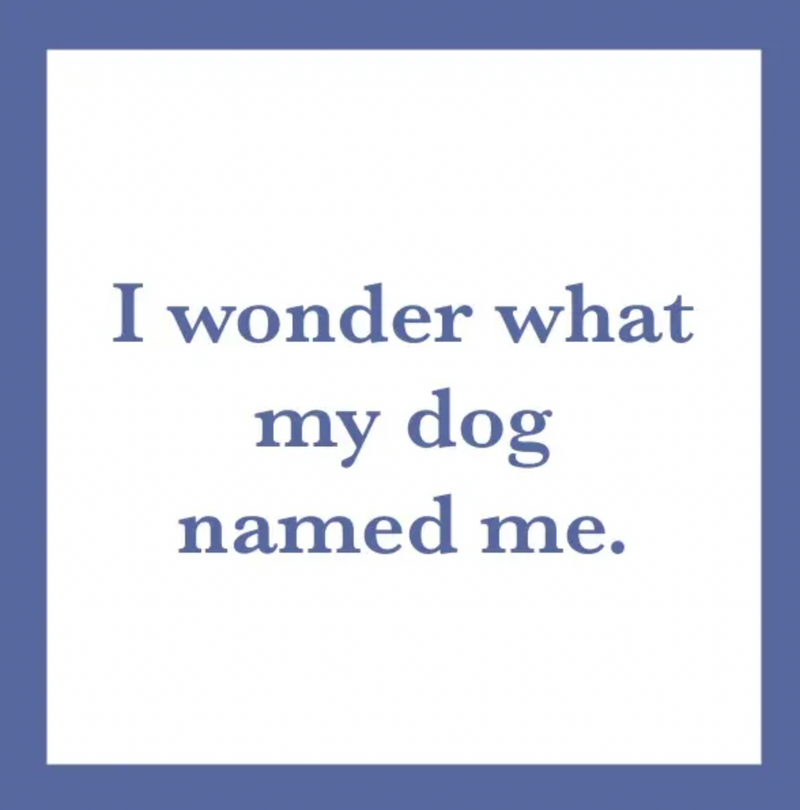 Dog Name Coaster