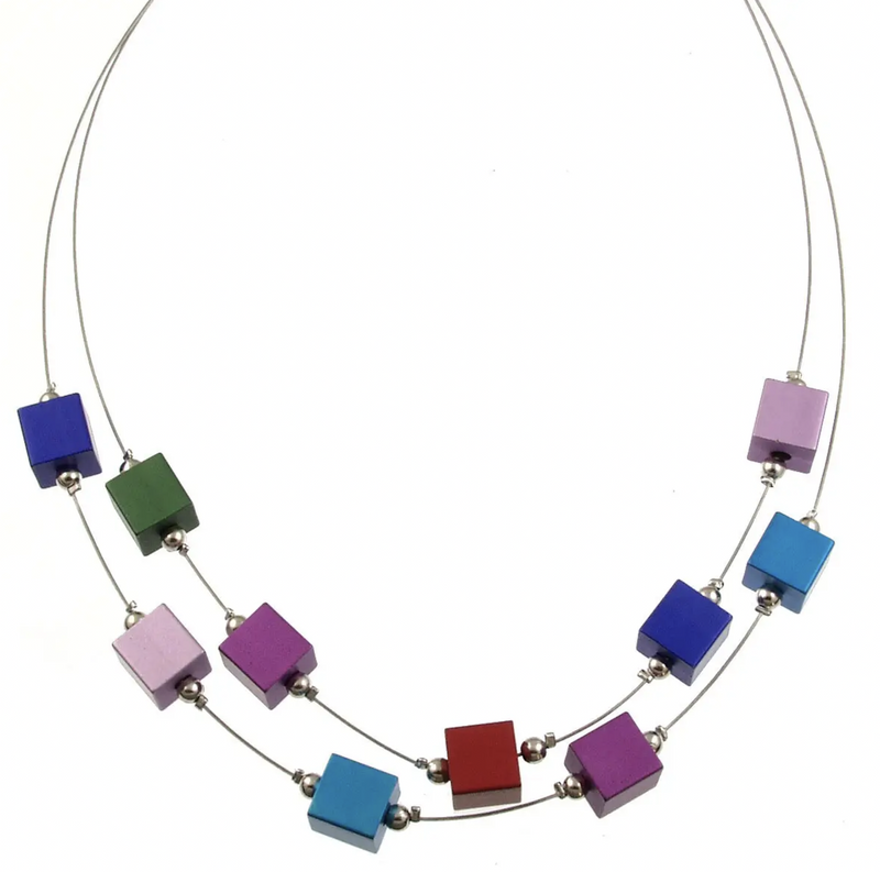 Multi Cubes Necklace