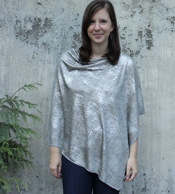 Silver Reflection Poncho