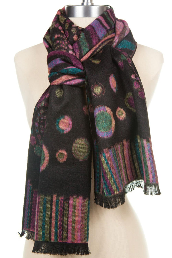 Multi Dots Cashmere Scarf