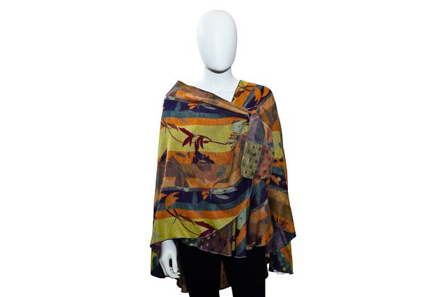 Must Floral Cashmere Loop Shawl