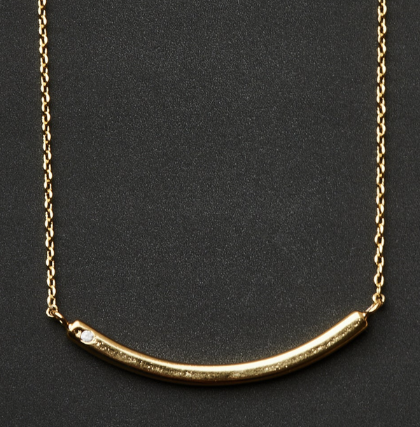 Gold Bar Necklace