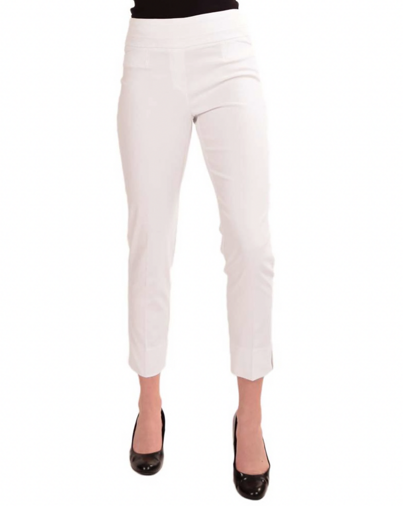 White Cigarette Ankle Pant