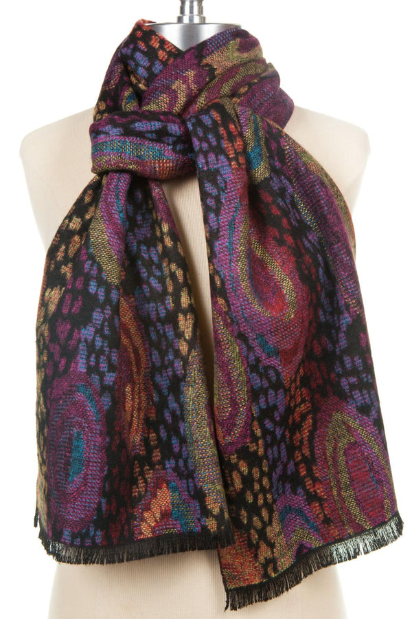 Multi Spots Cashmere Scarf