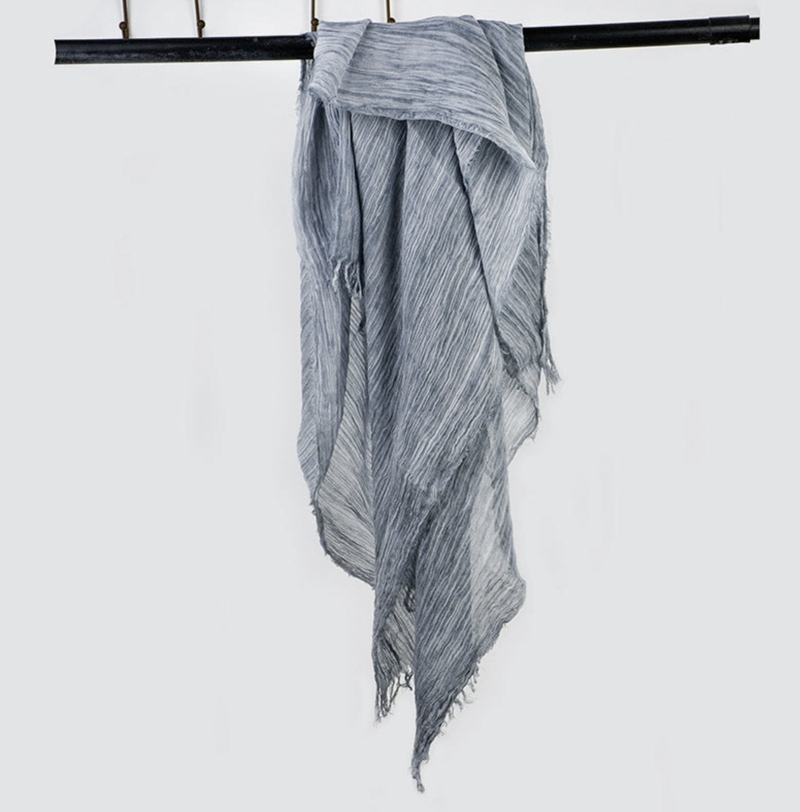 Denim Cotton/Linen Shawl