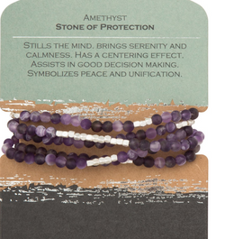 Amethyst - Stone of Protection Wrap