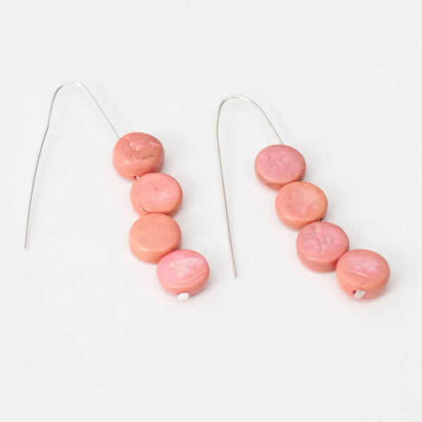 Pink Dots Earring