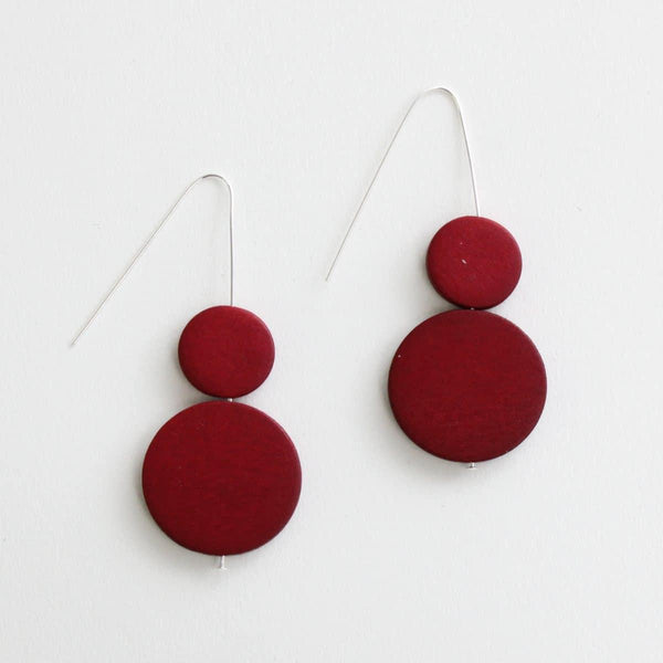 Red Dots Earring