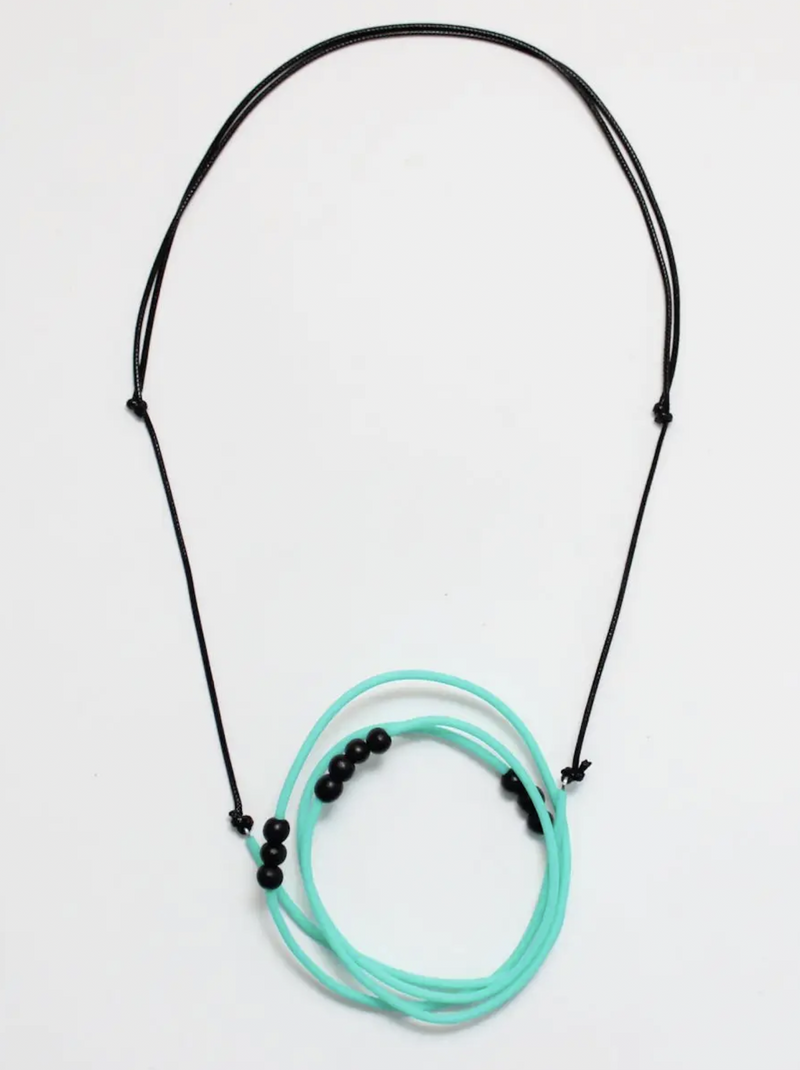 Turquoise Tube Necklace