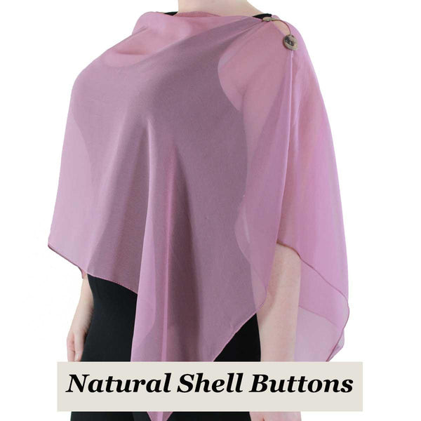 Dusty Purple Button Shawl