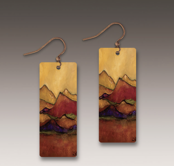 Landscape Rectangle Earring