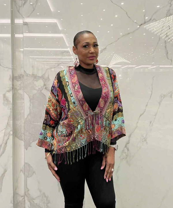 Embroidered Short Woven Jacket