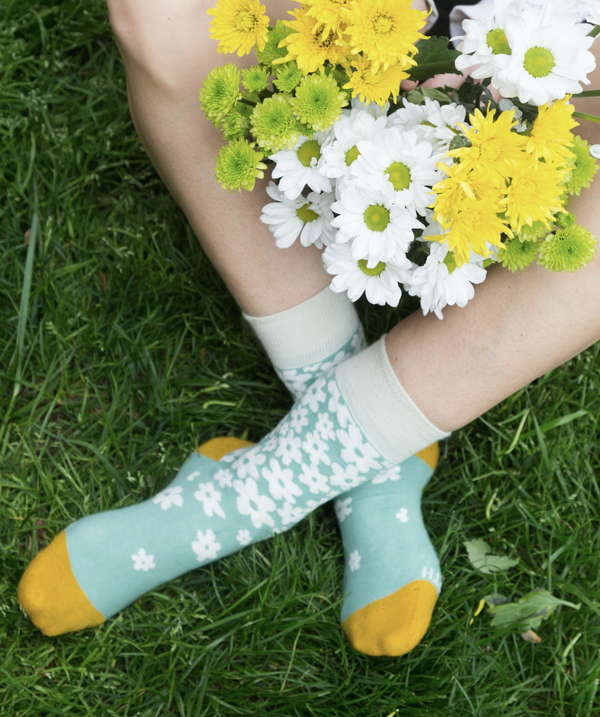 Flower Power Organic Socks