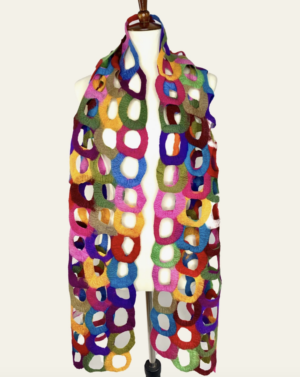 Multicolor Ring Scarf
