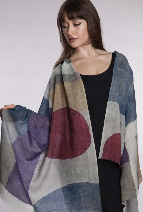 Reena Fine Wool Shawl