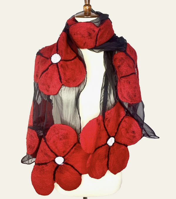 Winter Flower Scarf