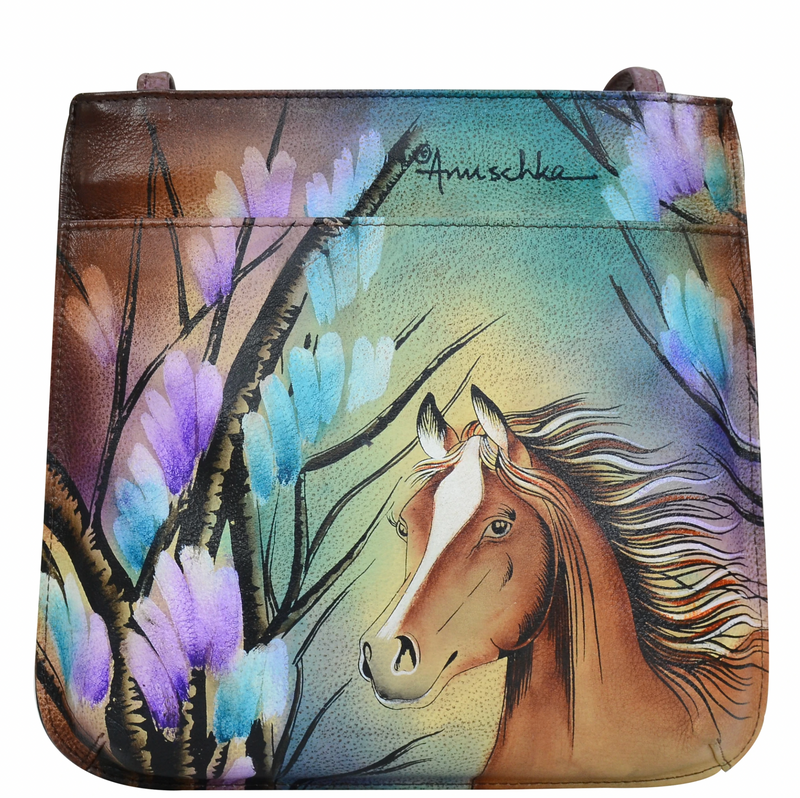 Handpainted Horse Crossbody